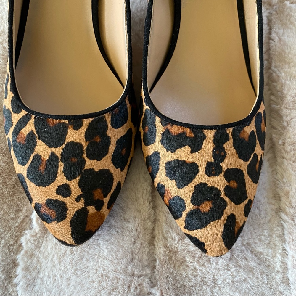 INC Calf Hair Leopard Stiletto Heels - Size 9 - Picture 7 of 8